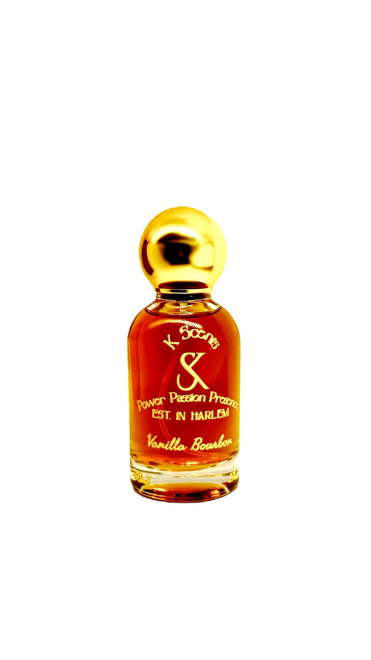 Koromas Aromas Vanilla Bourbon perfume, a warm and sophisticated scent blending vanilla and bourbon notes